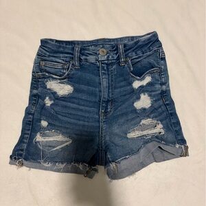 American Eagle Outfitters Ripped Blue Jeans